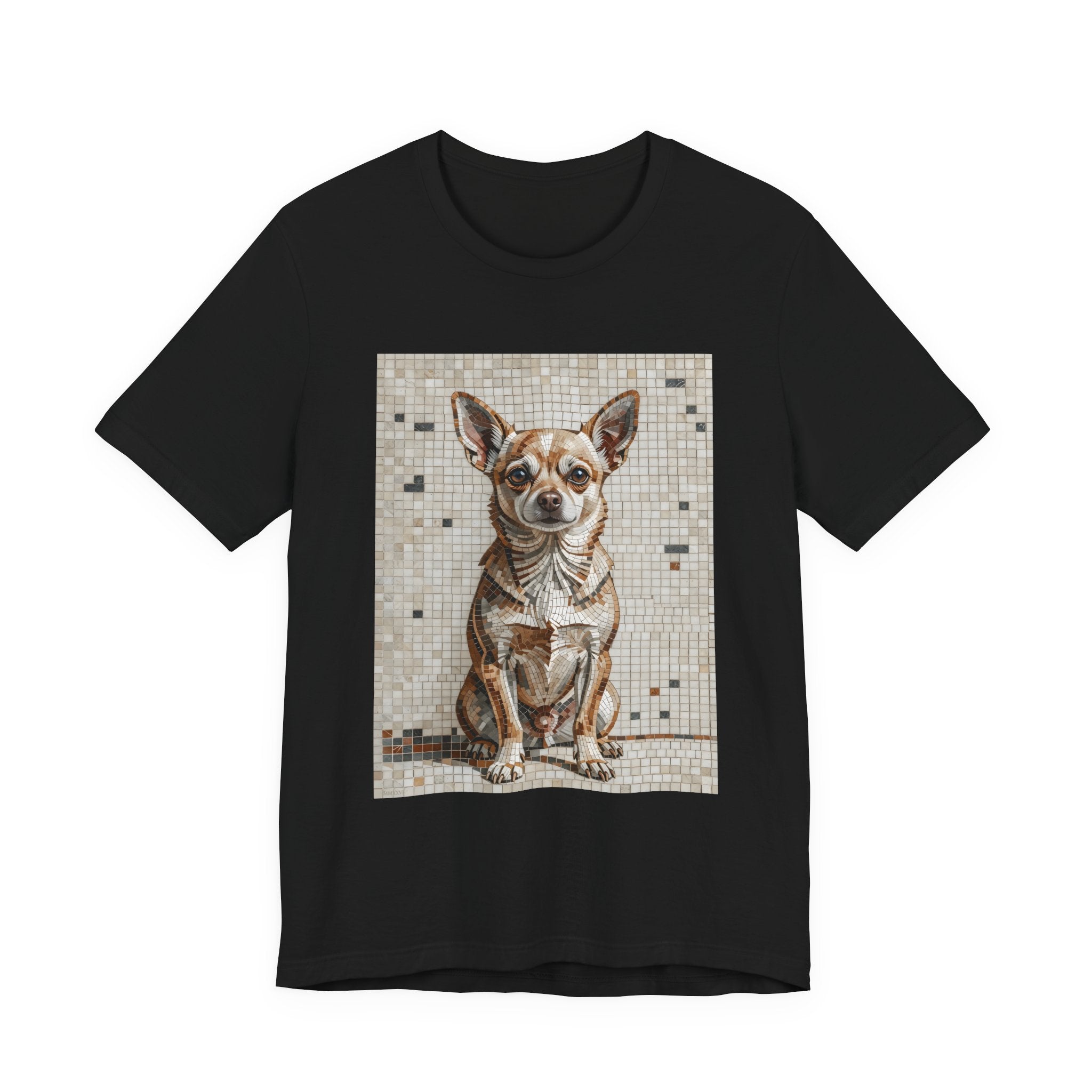 Chihuahua T Shirt | Living Work of Art Collection | Mosaic Style