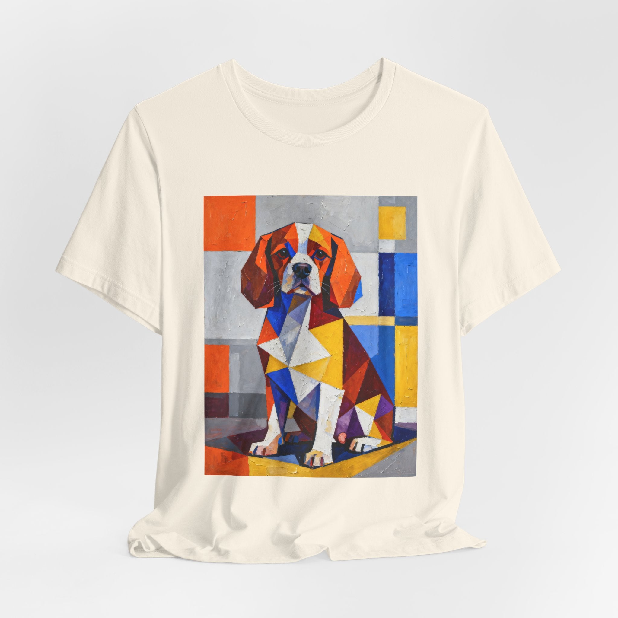 Cavalier King Charles Spaniel T Shirt | Living Work of Art Collection | Cubist Style