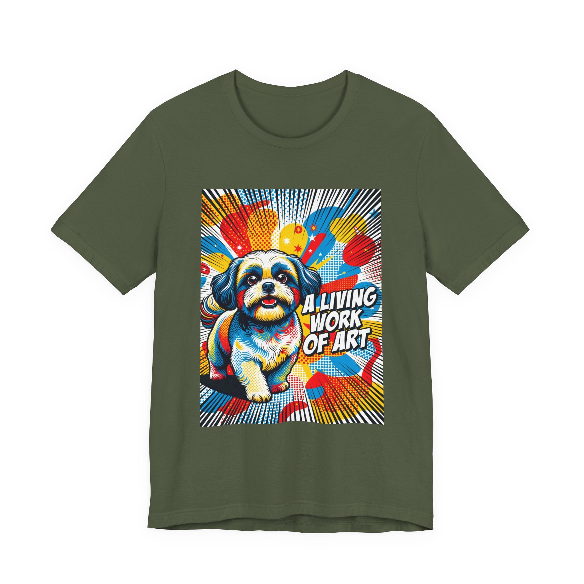 Shih Tzu T Shirt | Living Work of Art Collection | Pop Art