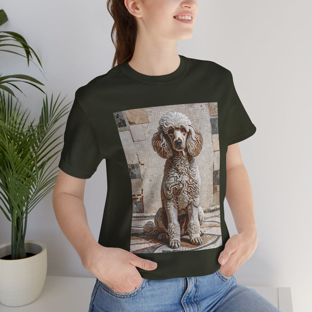 Poodle T Shirt | Living Work of Art Collection | Mosaic Style