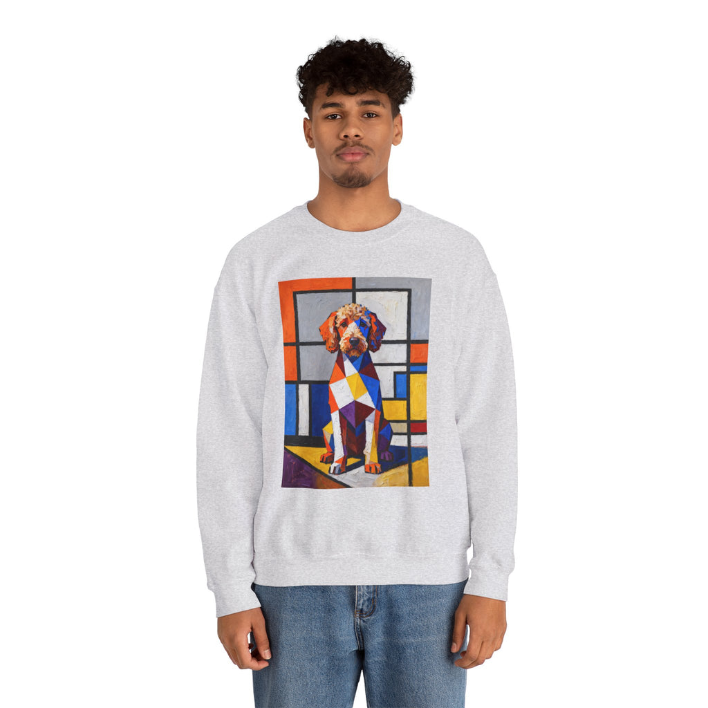 Labradoodle Sweatshirt | Living Work of Art Collection | Cubist Style