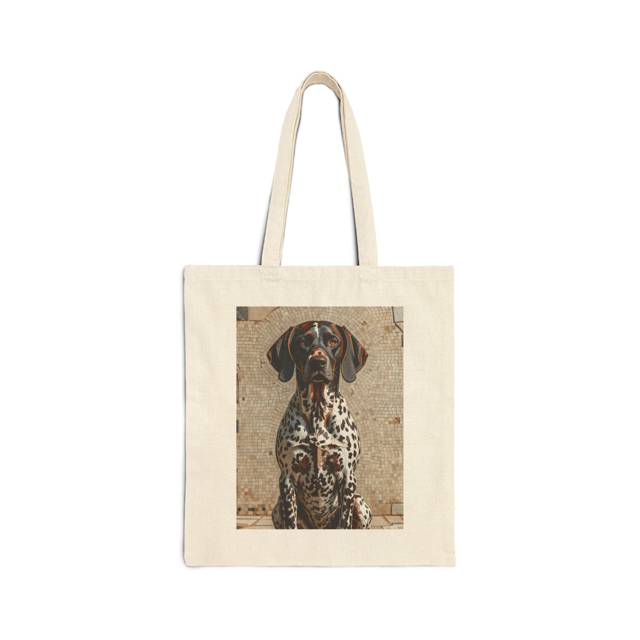 German Shorthaired Pointer Tote Bag | Living Work of Art Collection | Mosaic Style