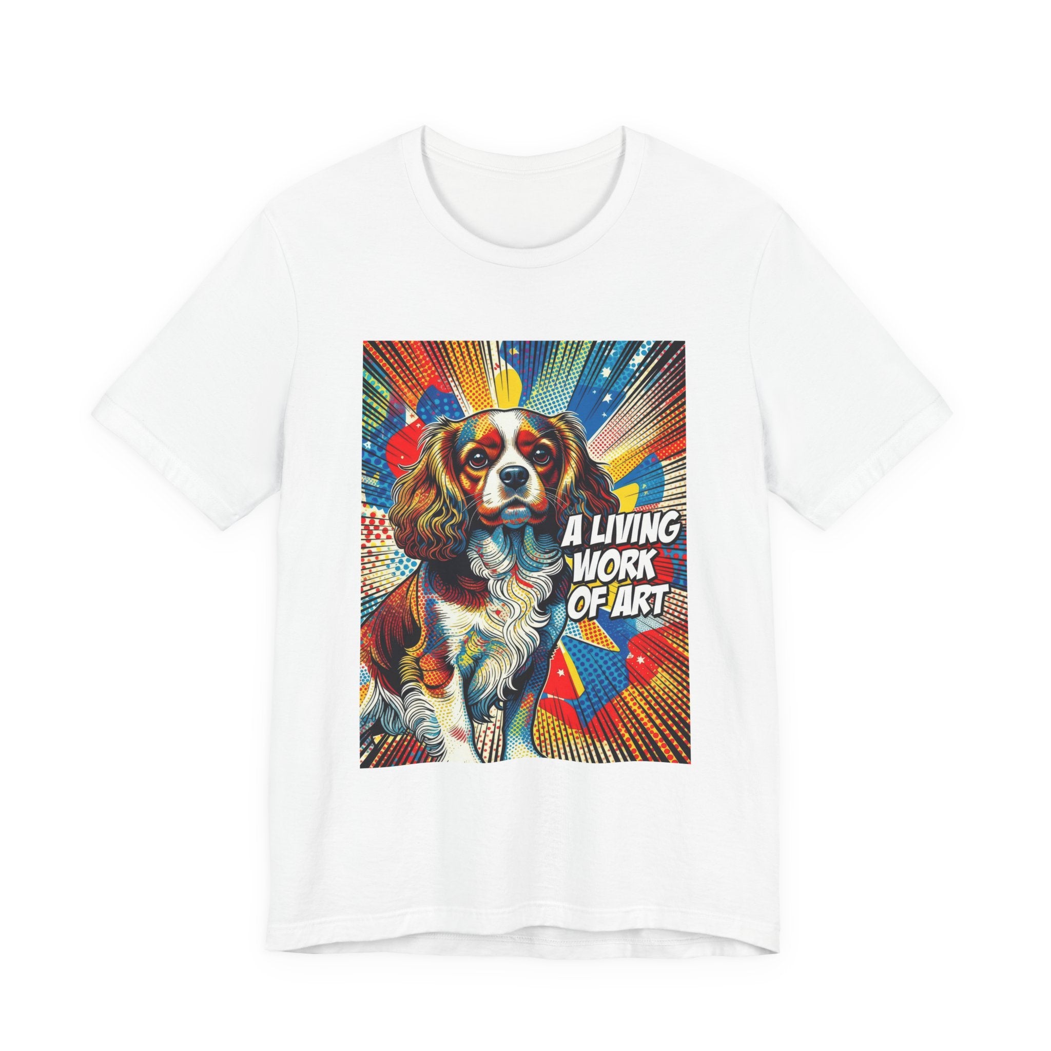 Cavalier King Charles Spaniel T Shirt | Living Work of Art Collection | Pop Art