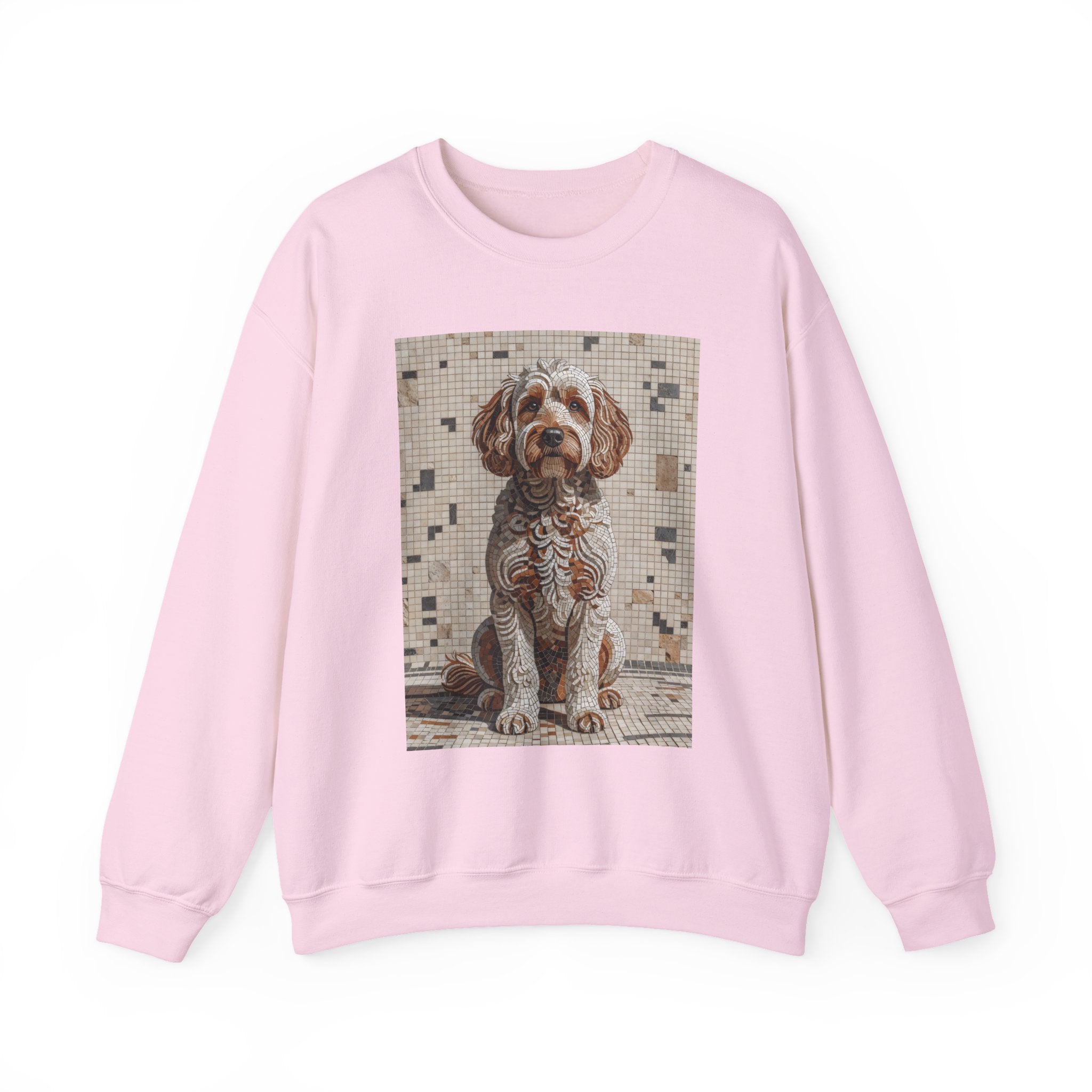 Schnoodle Sweatshirt | Living Work of Art Collection | Mosaic Style