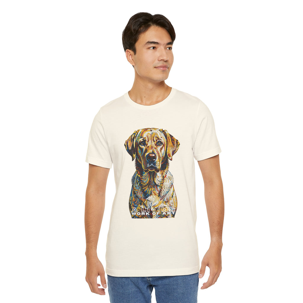 Labrador Retriever T Shirt | Living Work of Art Collection | Pointillism Style
