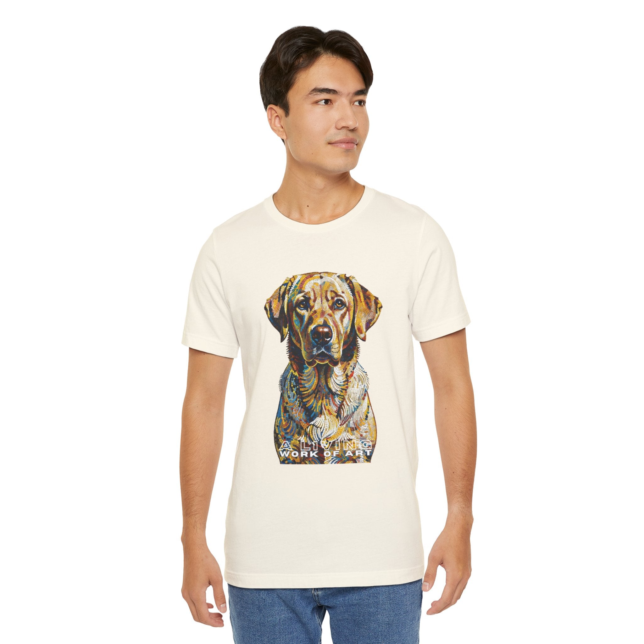 Labrador Retriever T Shirt | Living Work of Art Collection | Pointillism Style