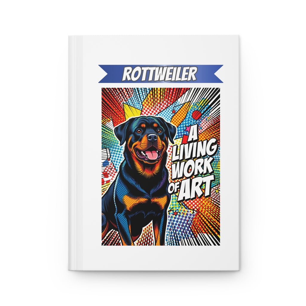 Rottweiler Notebook | Living Work of Art Collection | Pop Art