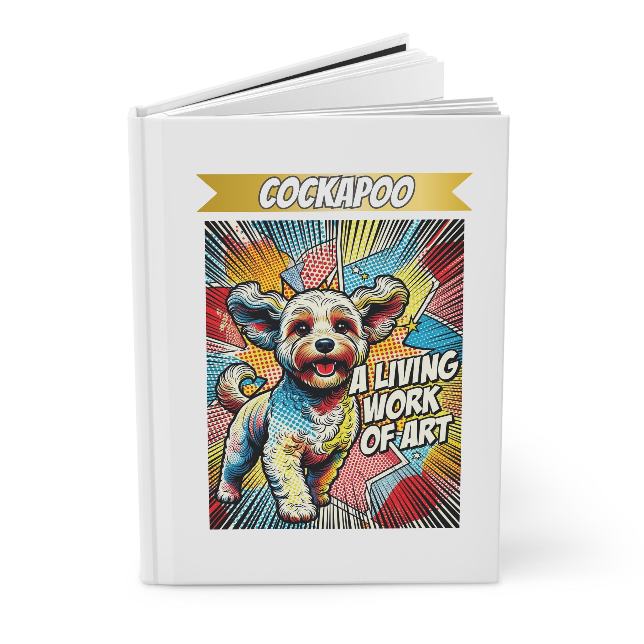 Cockapoo Notebook | Living Work of Art Collection | Pop Art