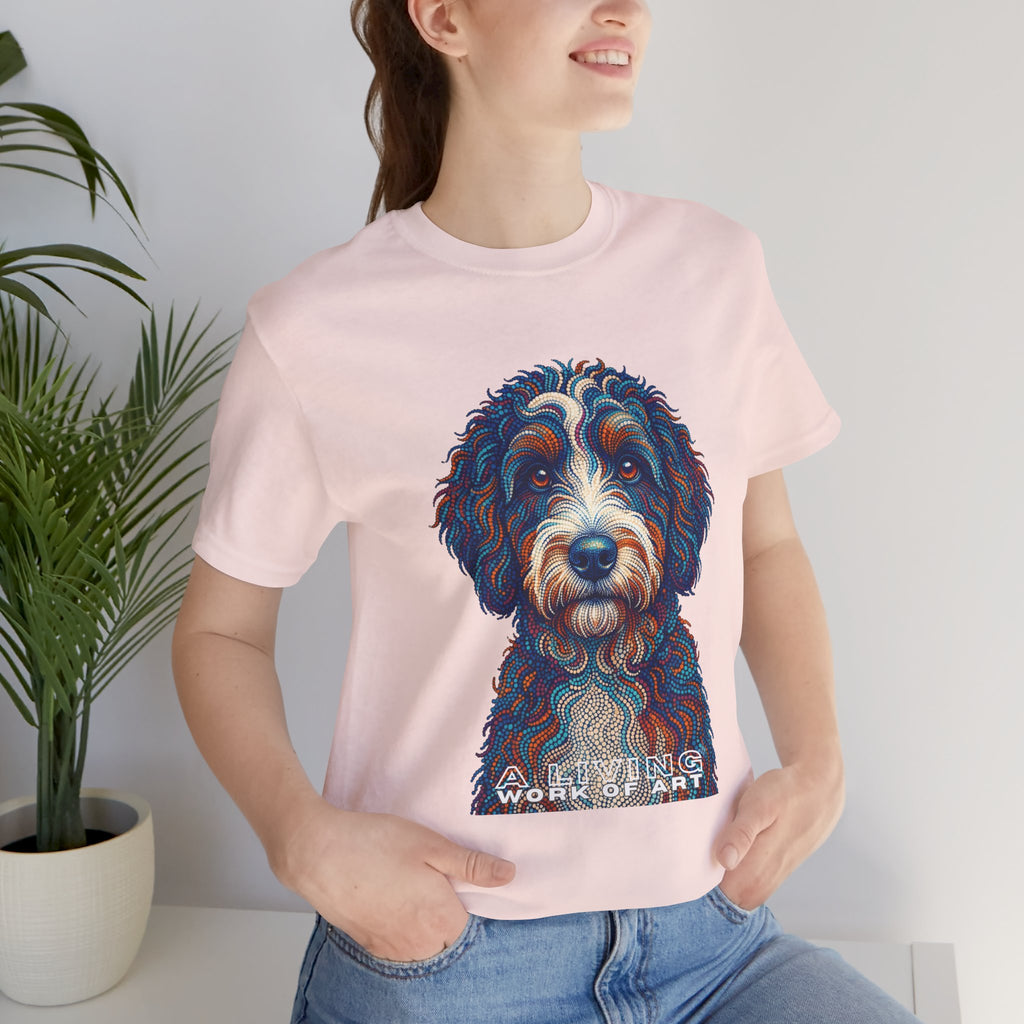 Berenedoodle T Shirt | Living Work of Art Collection | Pointillism Style