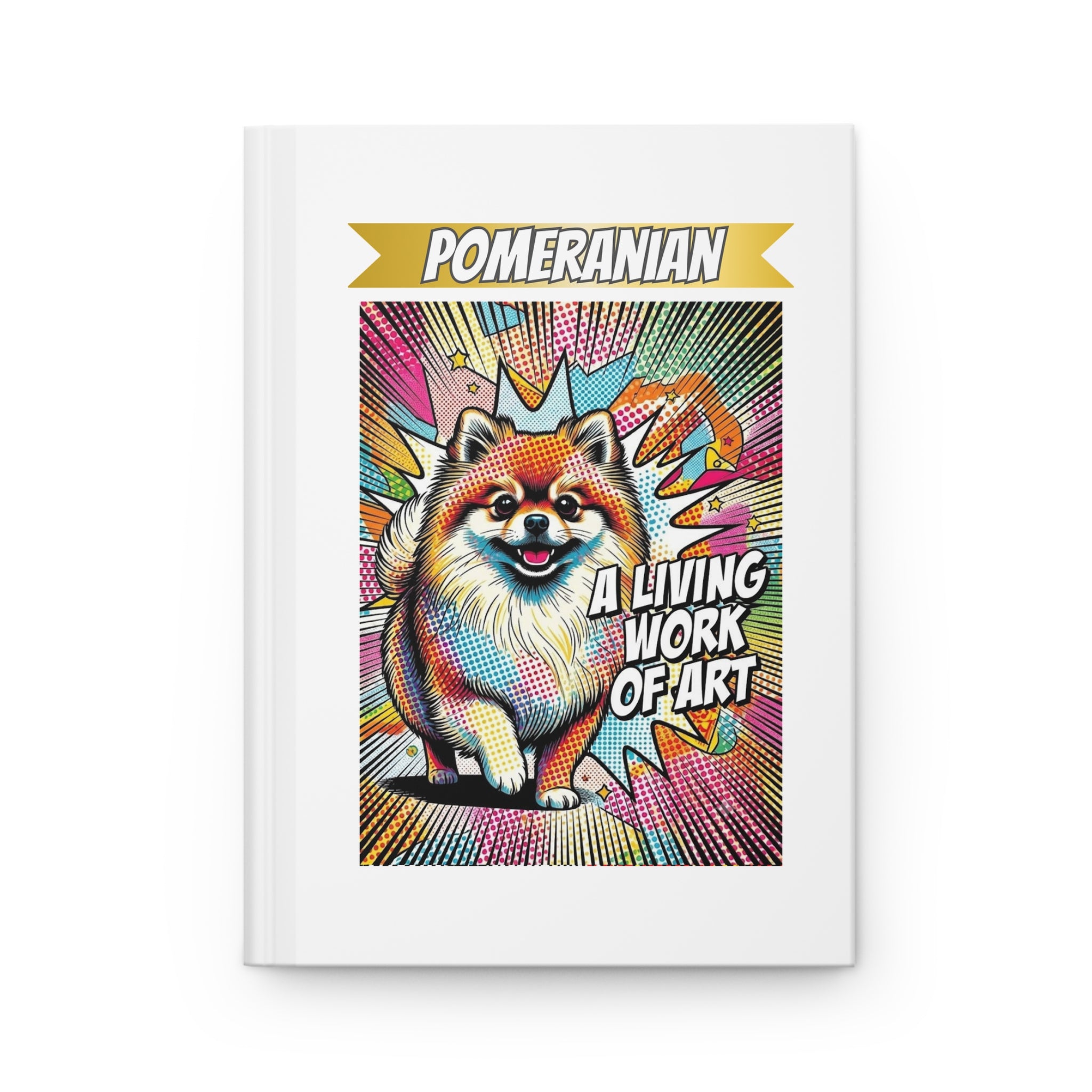 Pomeranian Notebook | Living Work of Art Collection | Pop Art