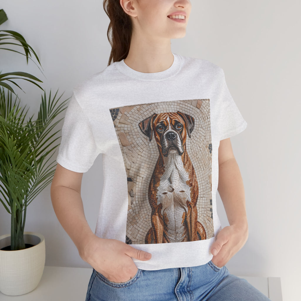 Boxer T Shirt | Living Work of Art Collection | Mosaic Style