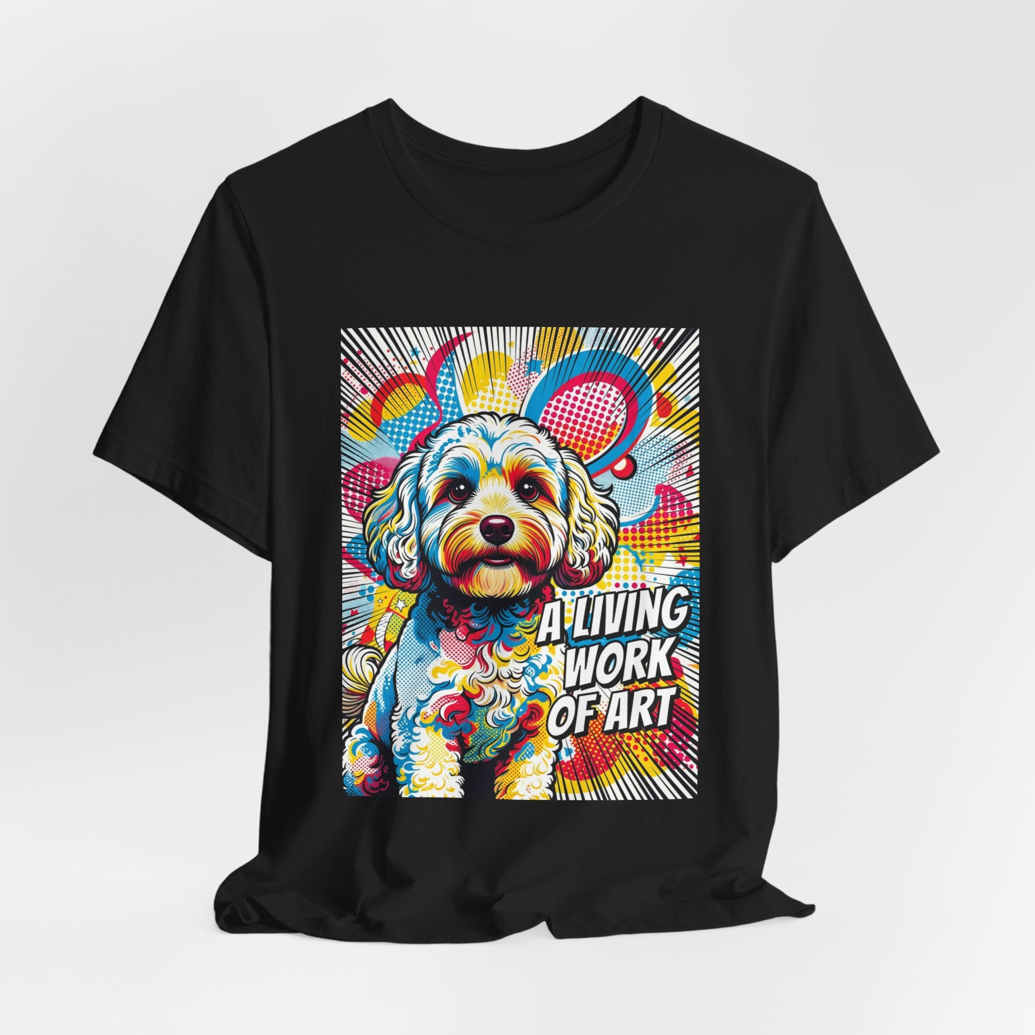 Cavapoo T Shirt | Living Work of Art Collection | Pop Art