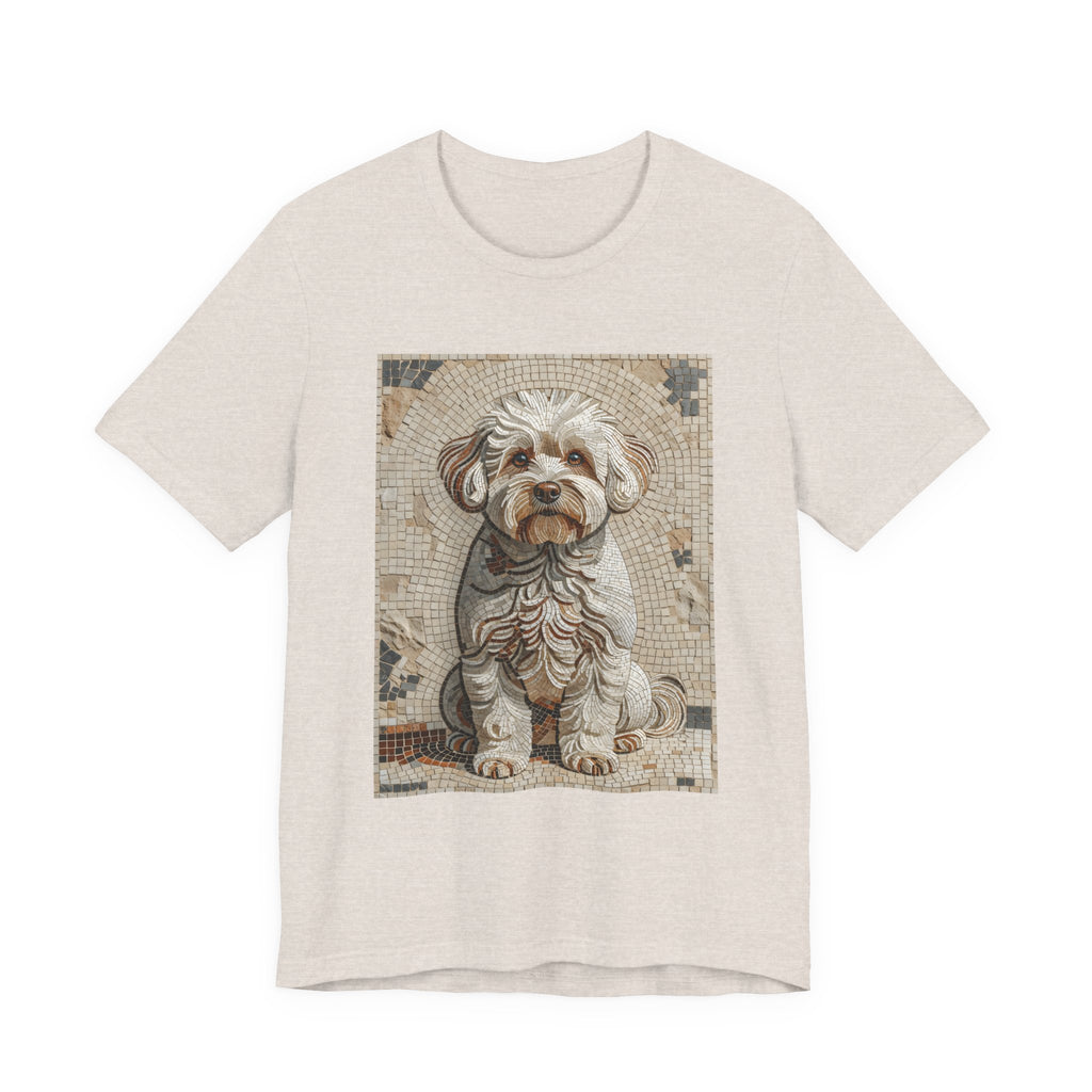 Bichon Frise T Shirt | Living Work of Art Collection | Mosaic Style