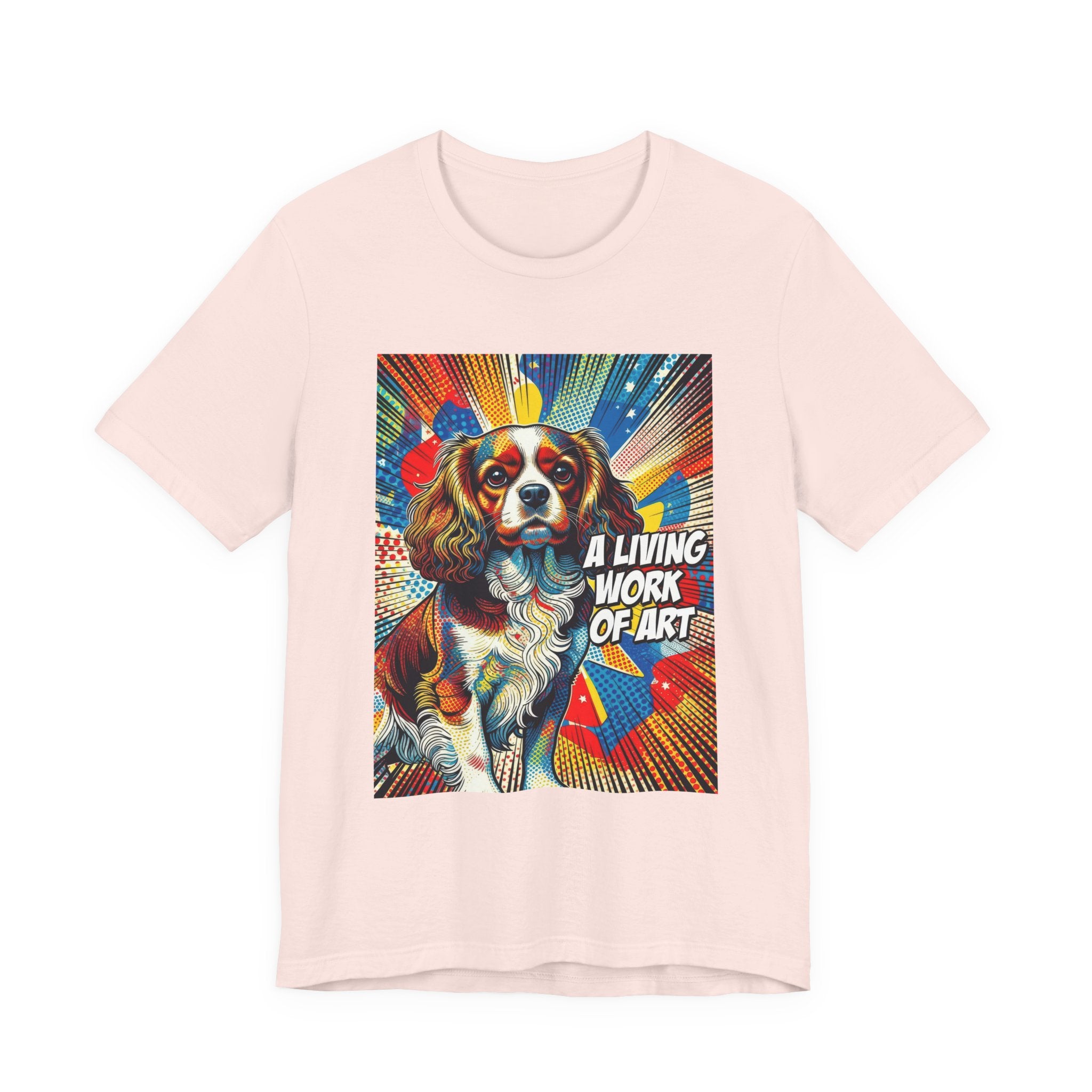 Cavalier King Charles Spaniel T Shirt | Living Work of Art Collection | Pop Art
