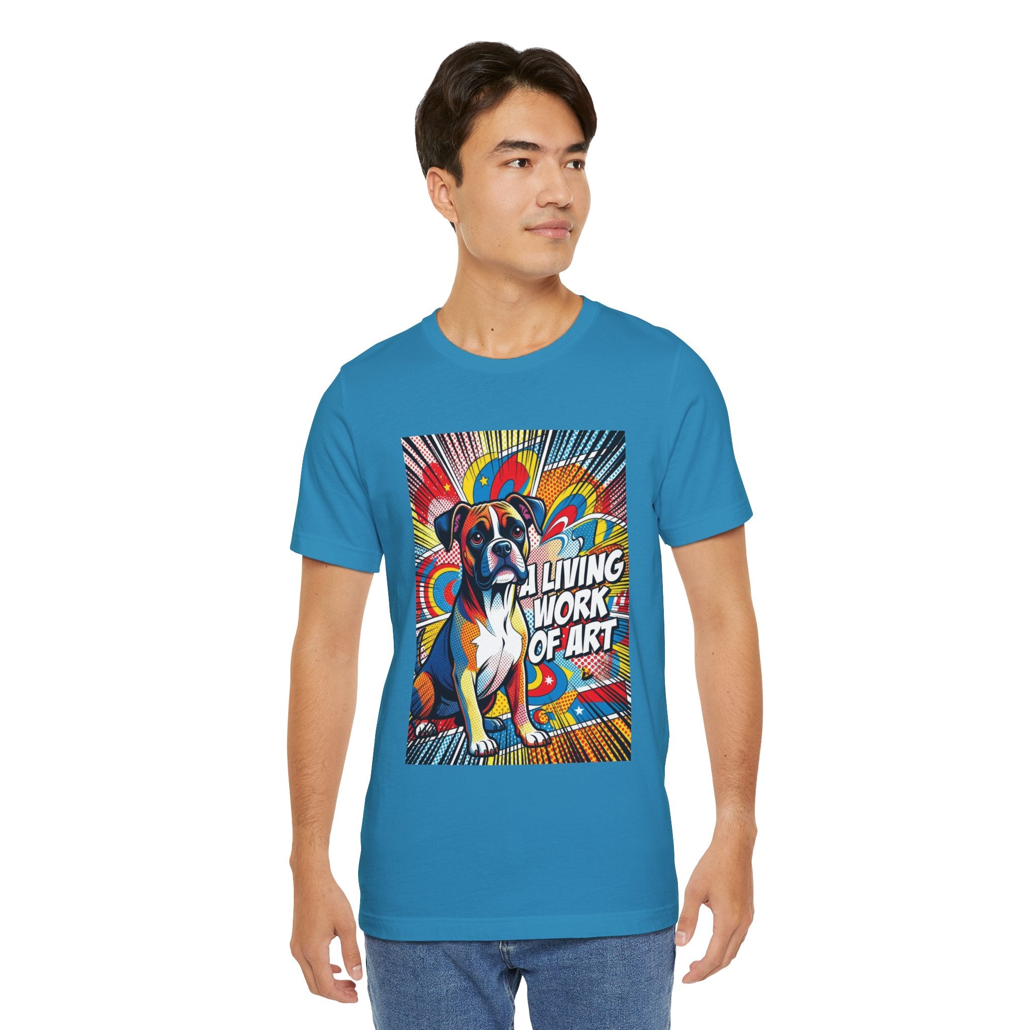 Boxer T Shirt | Living Work of Art Collection | Pop Art