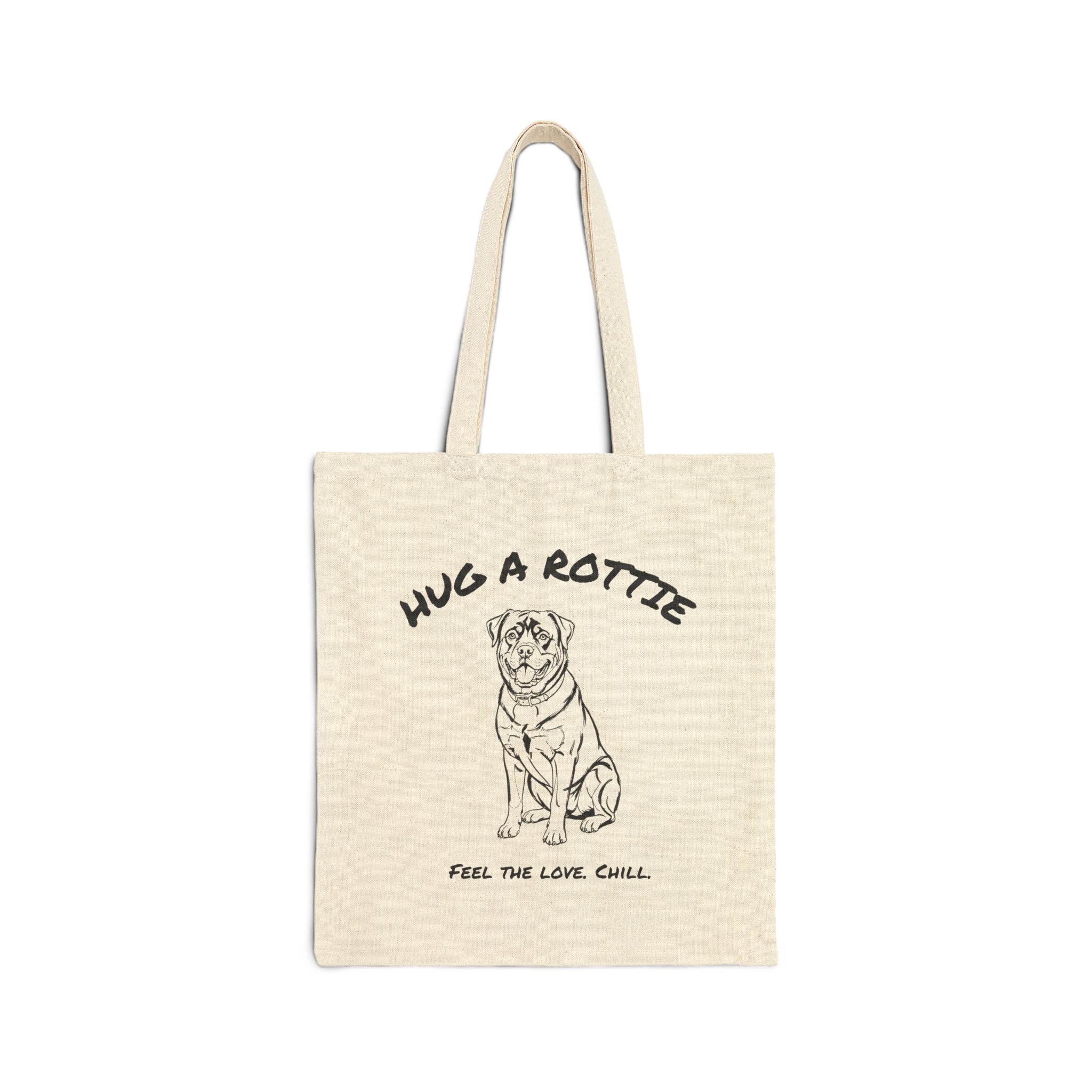 Rottweiler Tote Bag | Hug a Rottie
