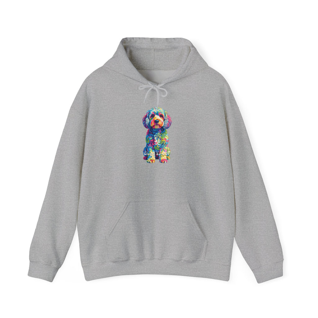 Cockapoo Hoodie | Living Work of Art Collection | Pointillism Style