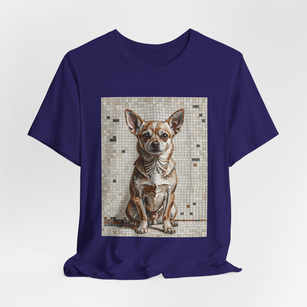 Chihuahua T Shirt | Living Work of Art Collection | Mosaic Style