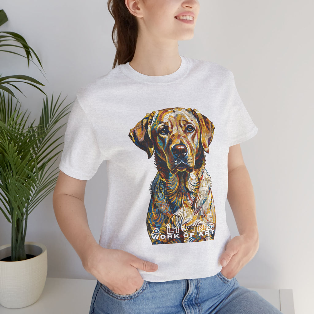 Labrador Retriever T Shirt | Living Work of Art Collection | Pointillism Style