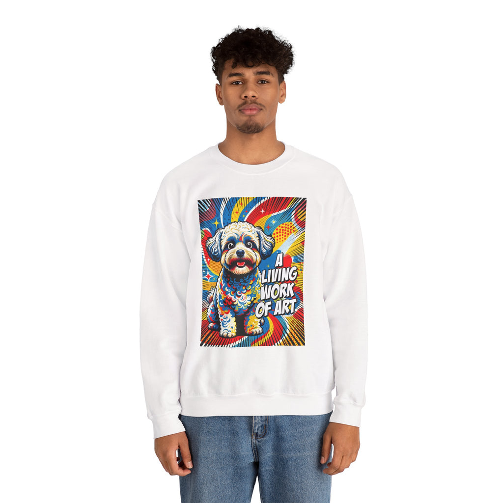 Shih-Poo Sweatshirt | Living Work of Art Collection | Pop Art