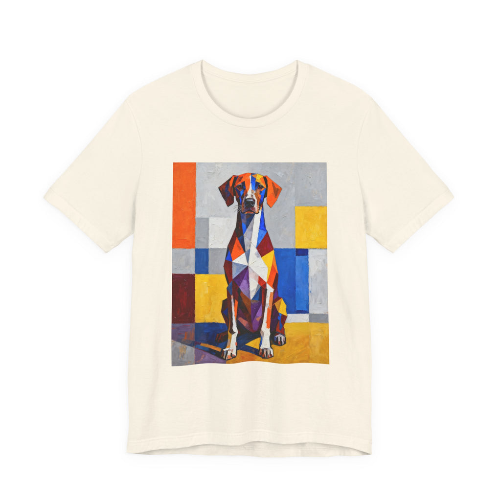 German Shorthaired Pointer T Shirt | Living Work of Art Collection | Cubist Style