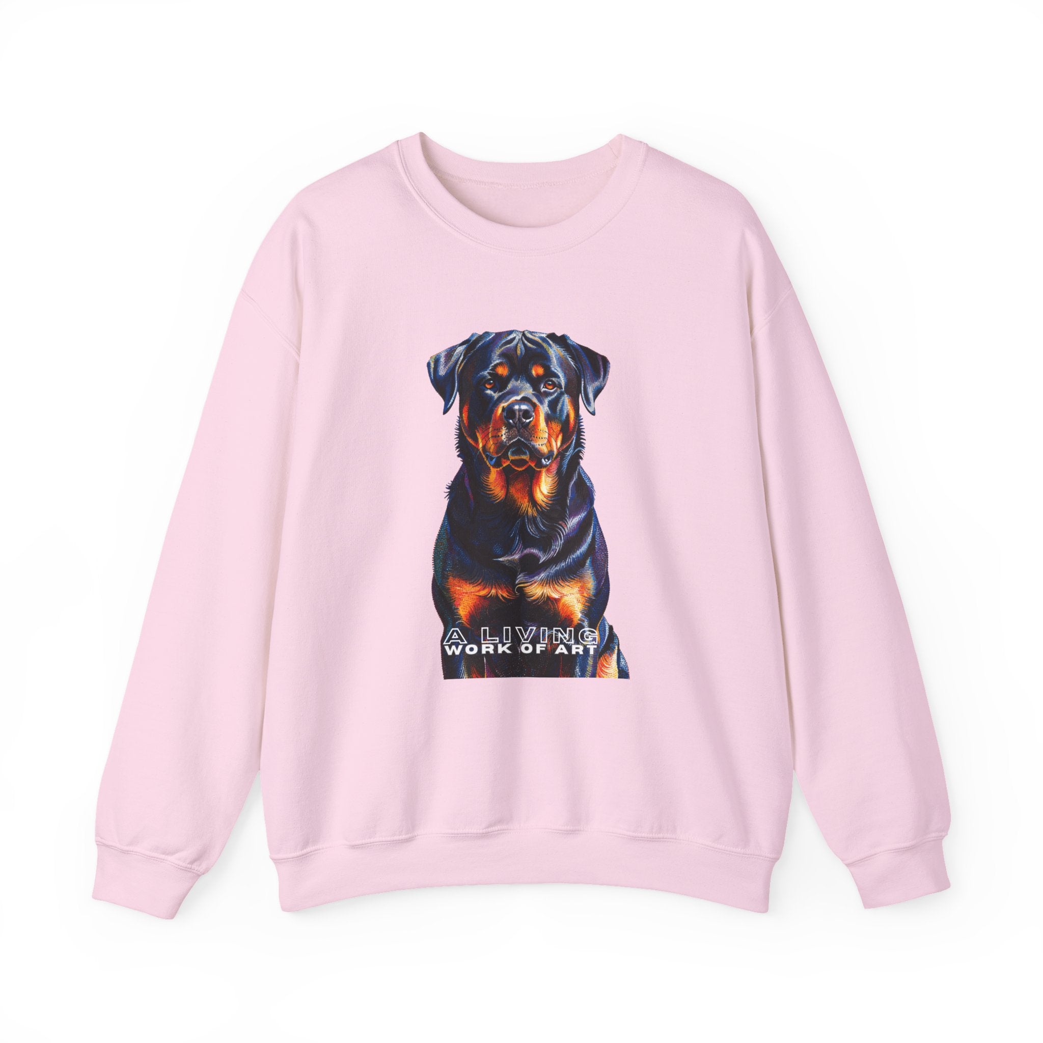 Rottweiler Sweatshirt | Living Work of Art Collection | Pointillism Style