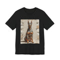 Doberman Pinscher T Shirt | Living Work of Art Collection | Mosaic Style