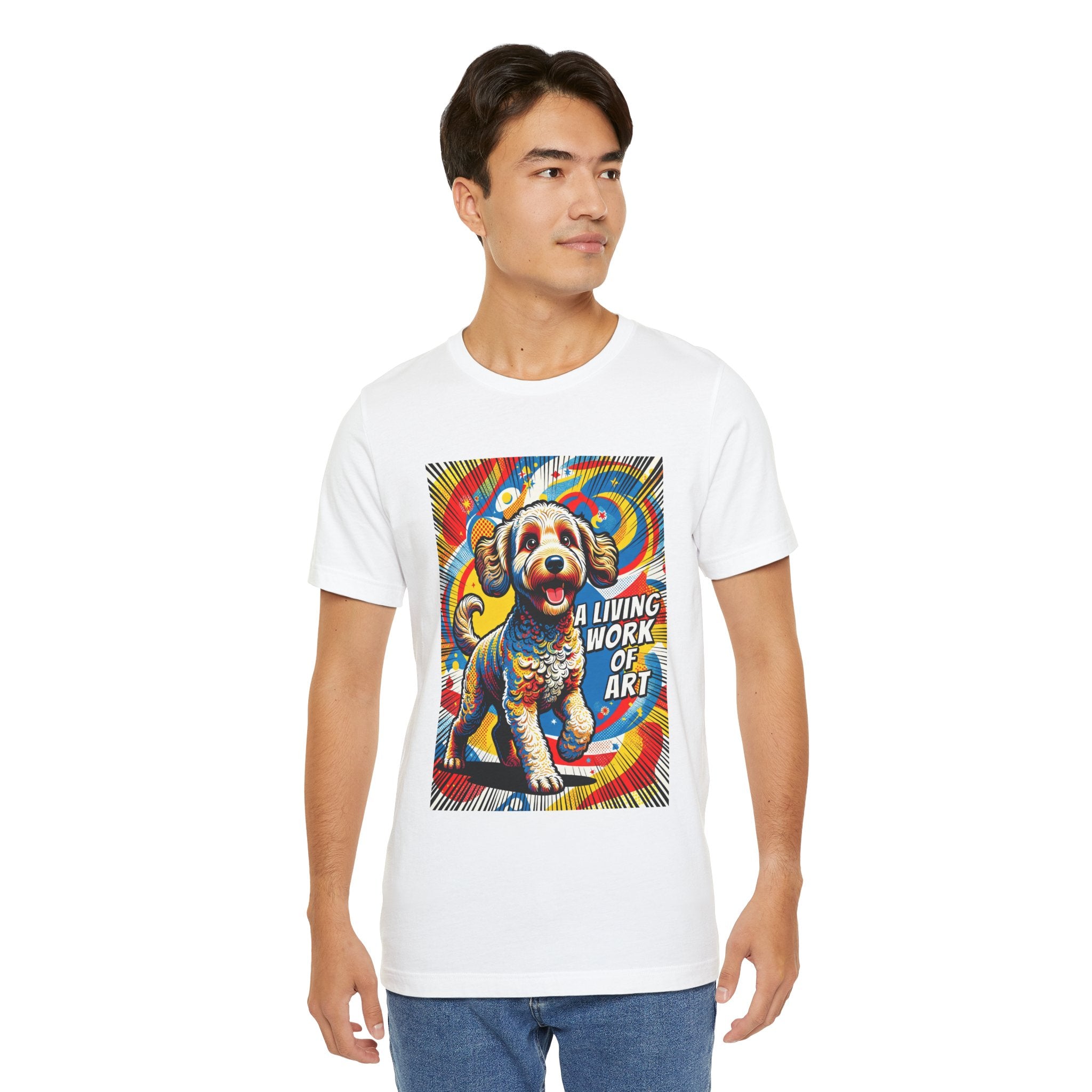 Labradoodle T Shirt | A Living Work of Art Collection | Pop Art