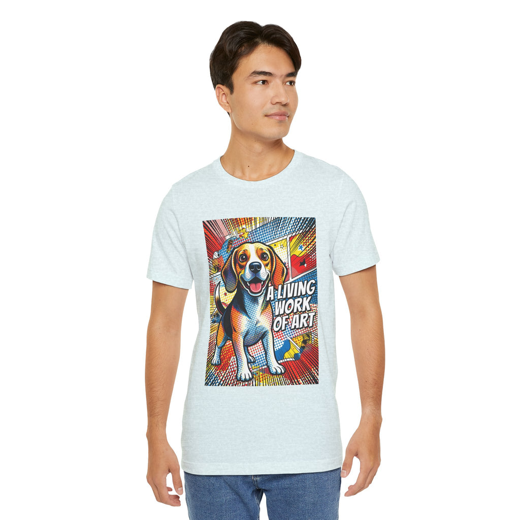 Beagle T Shirt | Living Work of Art Collection | Pop Art