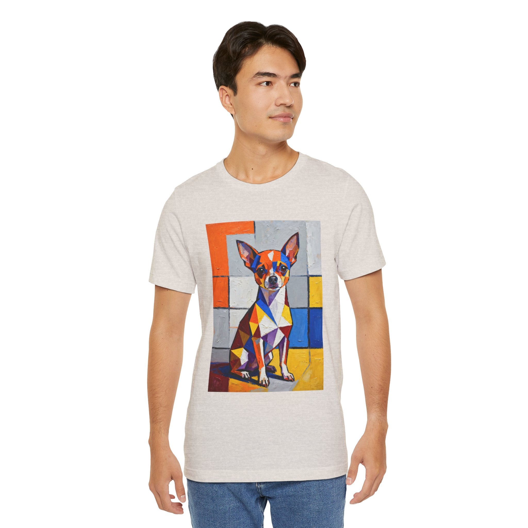 Chihuahua T Shirt | Living Work of Art Collection | Cubist Style