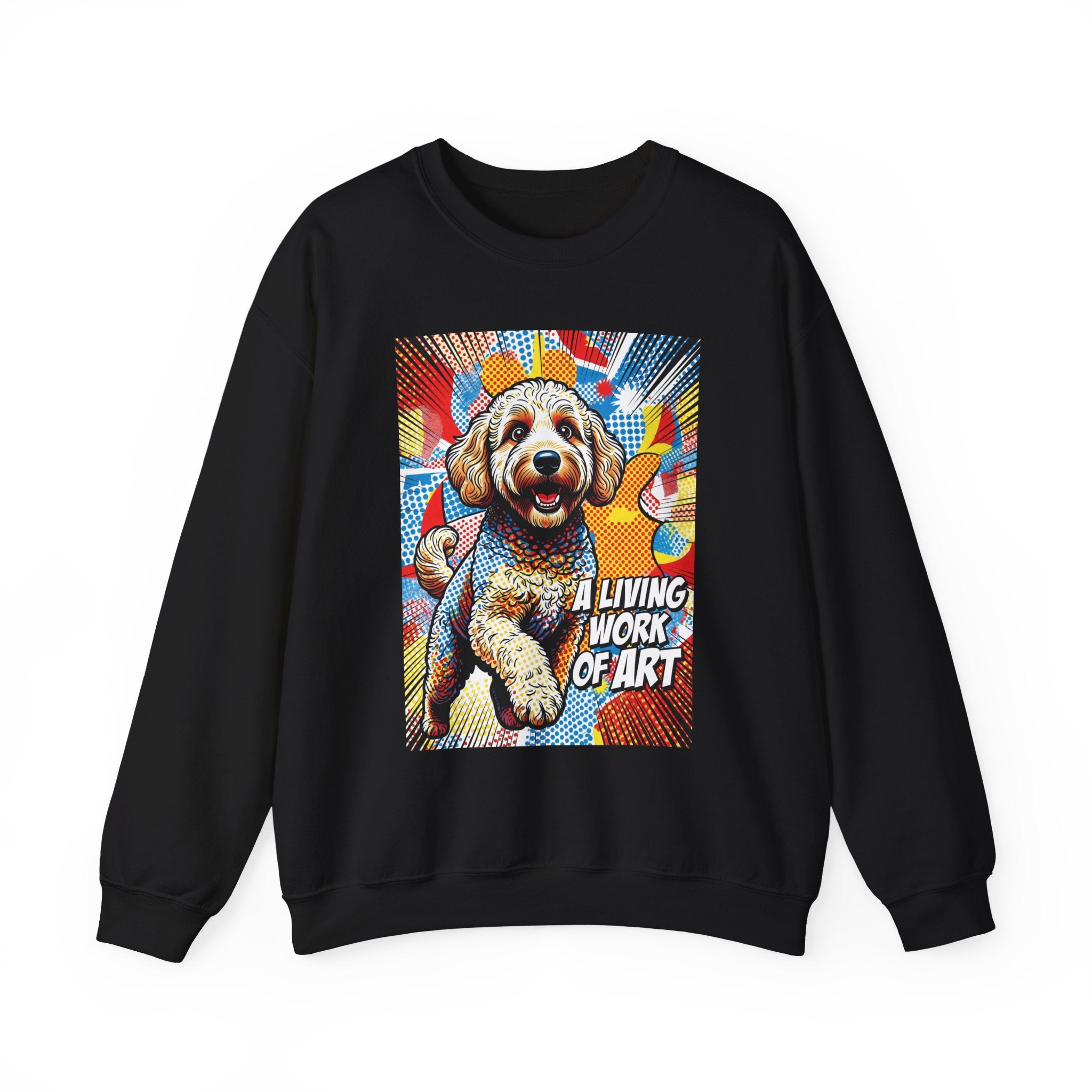 Goldendoodle Sweatshirt | Living Work of Art Collection | Pop Art