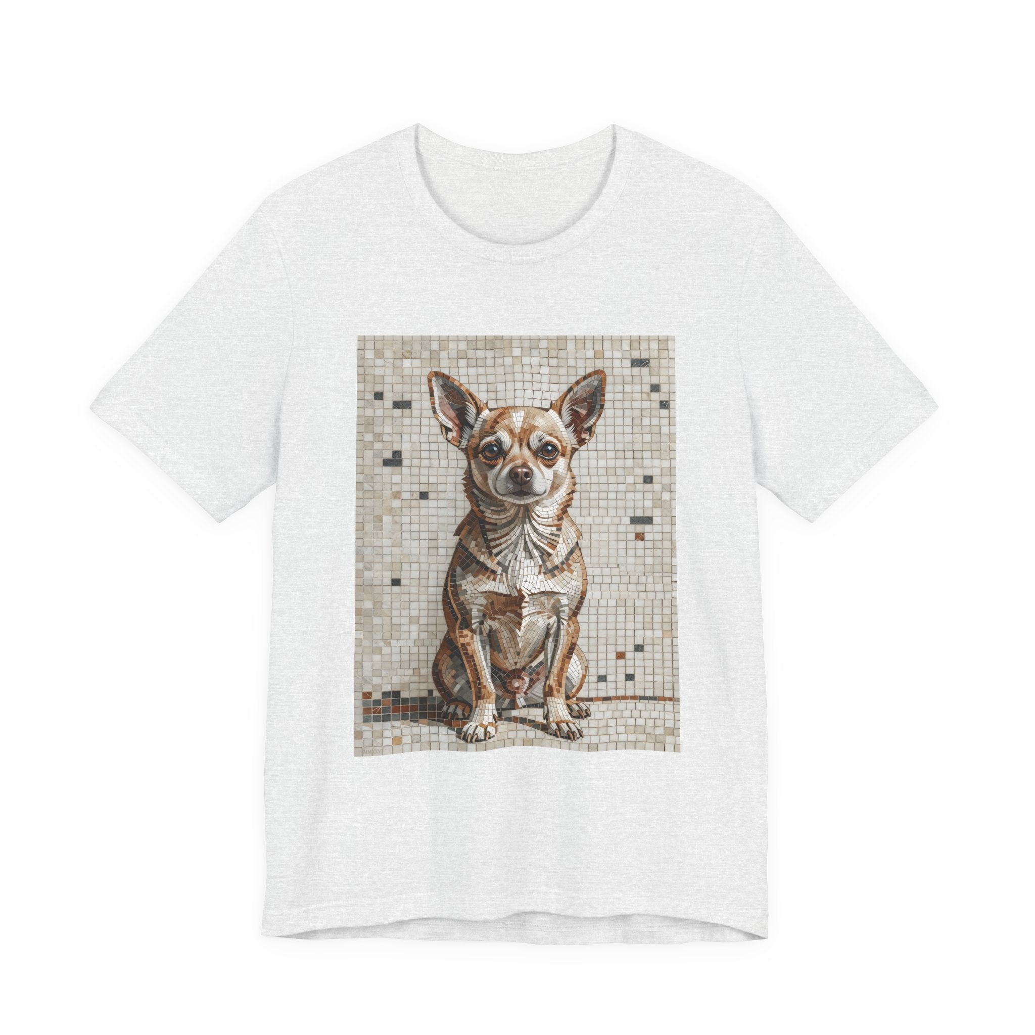 Chihuahua T Shirt | Living Work of Art Collection | Mosaic Style