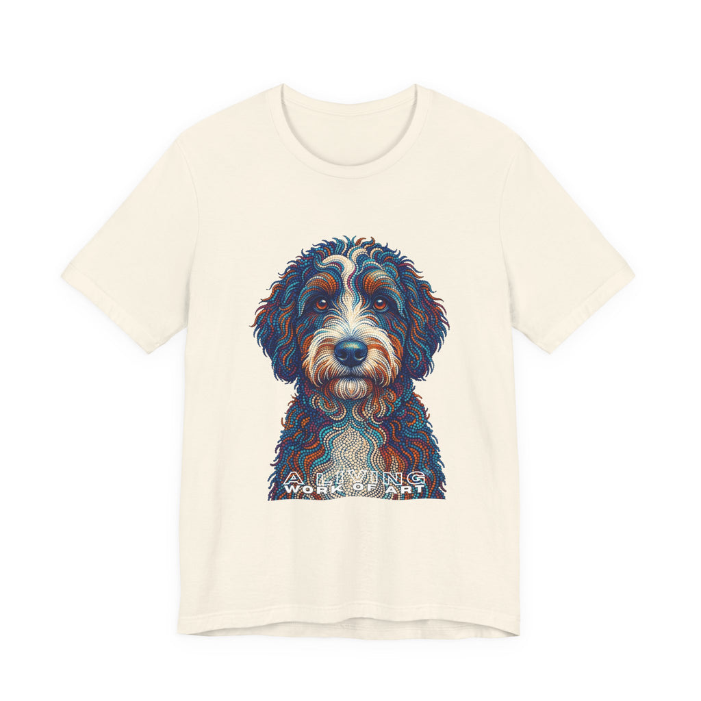 Berenedoodle T Shirt | Living Work of Art Collection | Pointillism Style