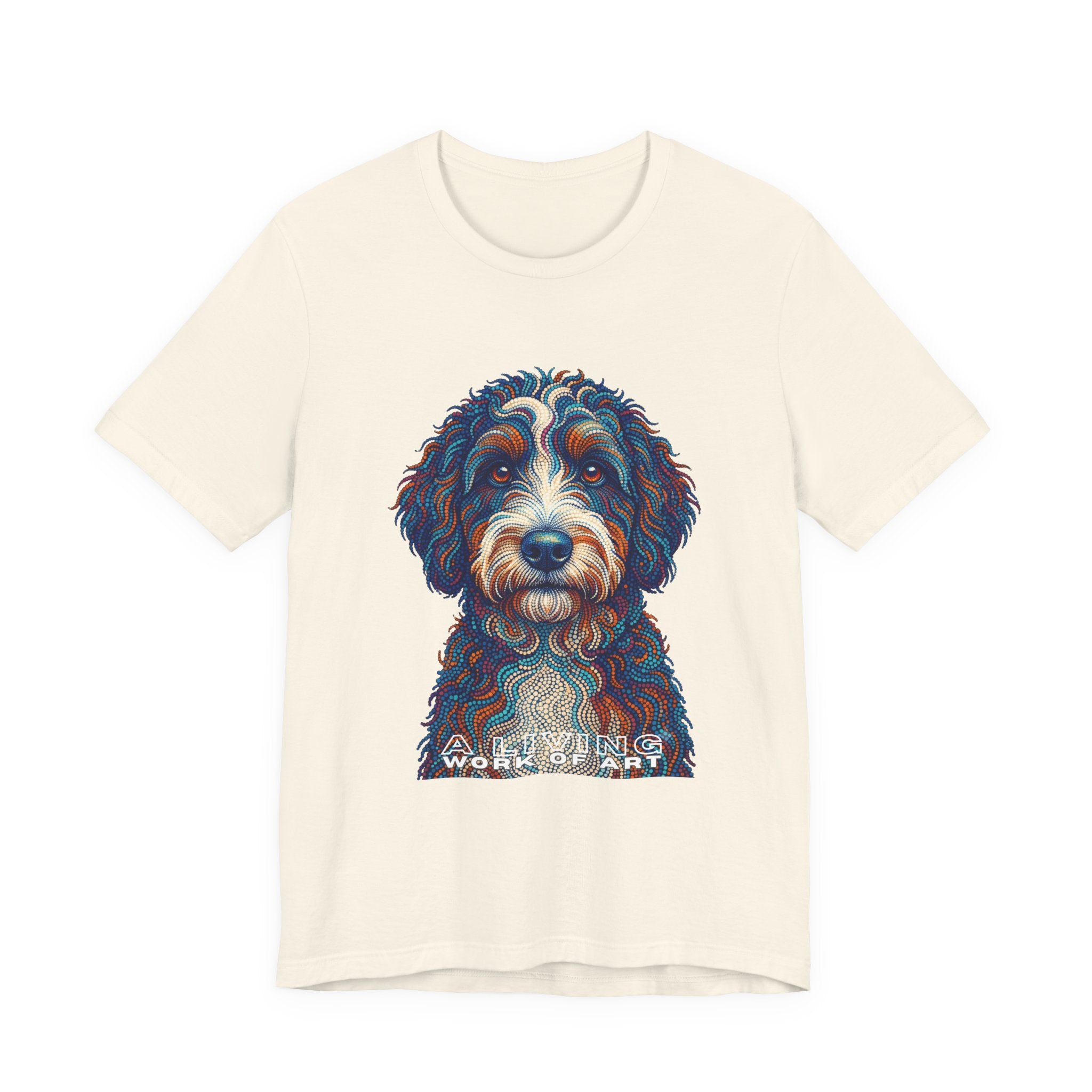 Berenedoodle T Shirt | Living Work of Art Collection | Pointillism Style