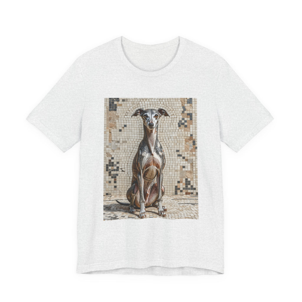 Italian Greyhound T Shirt | Living Work of Art Collection | Mosaic Style