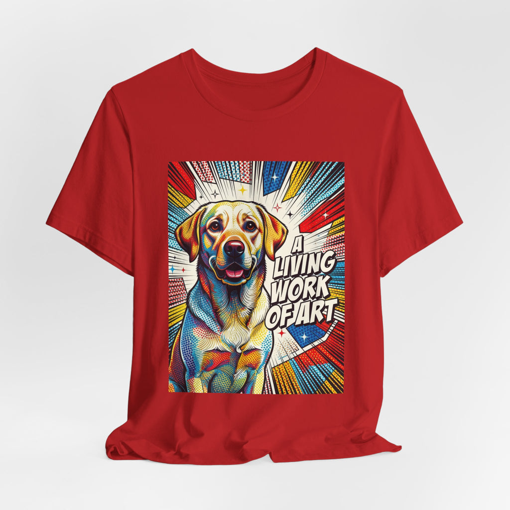 Labrador Retriever T Shirt | A Living Work of Art Collection | Pop Art