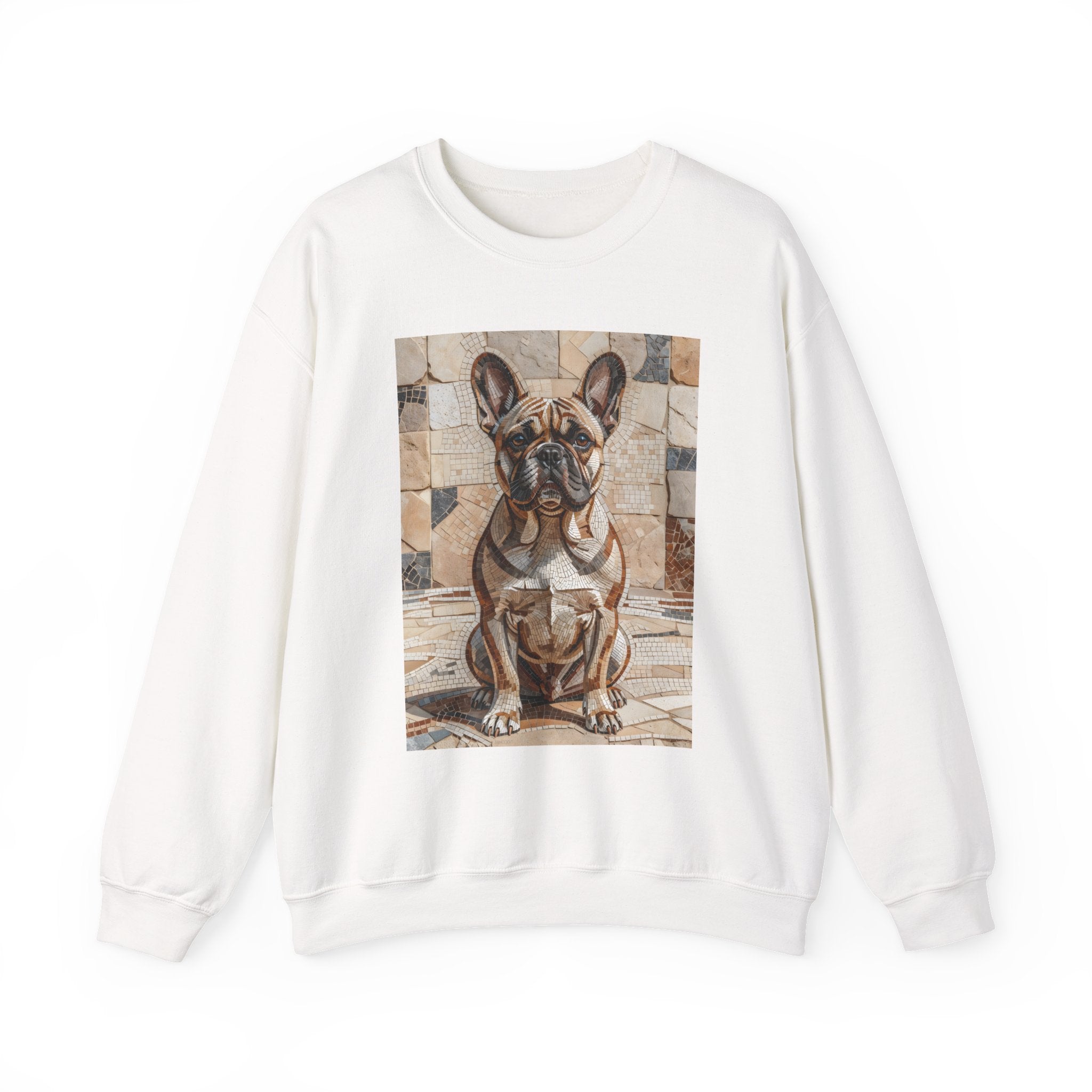French Bulldog Sweatshirt | Living Work of Art Collection | Mosaic Style