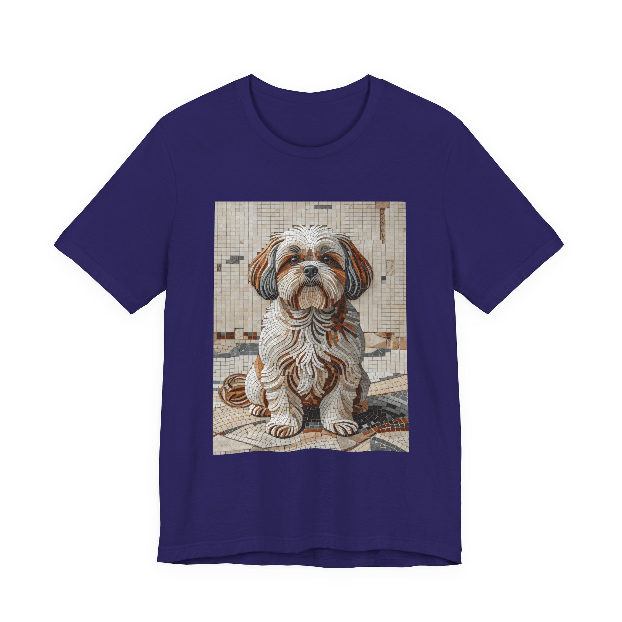 Shih Tzu T Shirt | Living Work of Art Collection | Mosaic Style