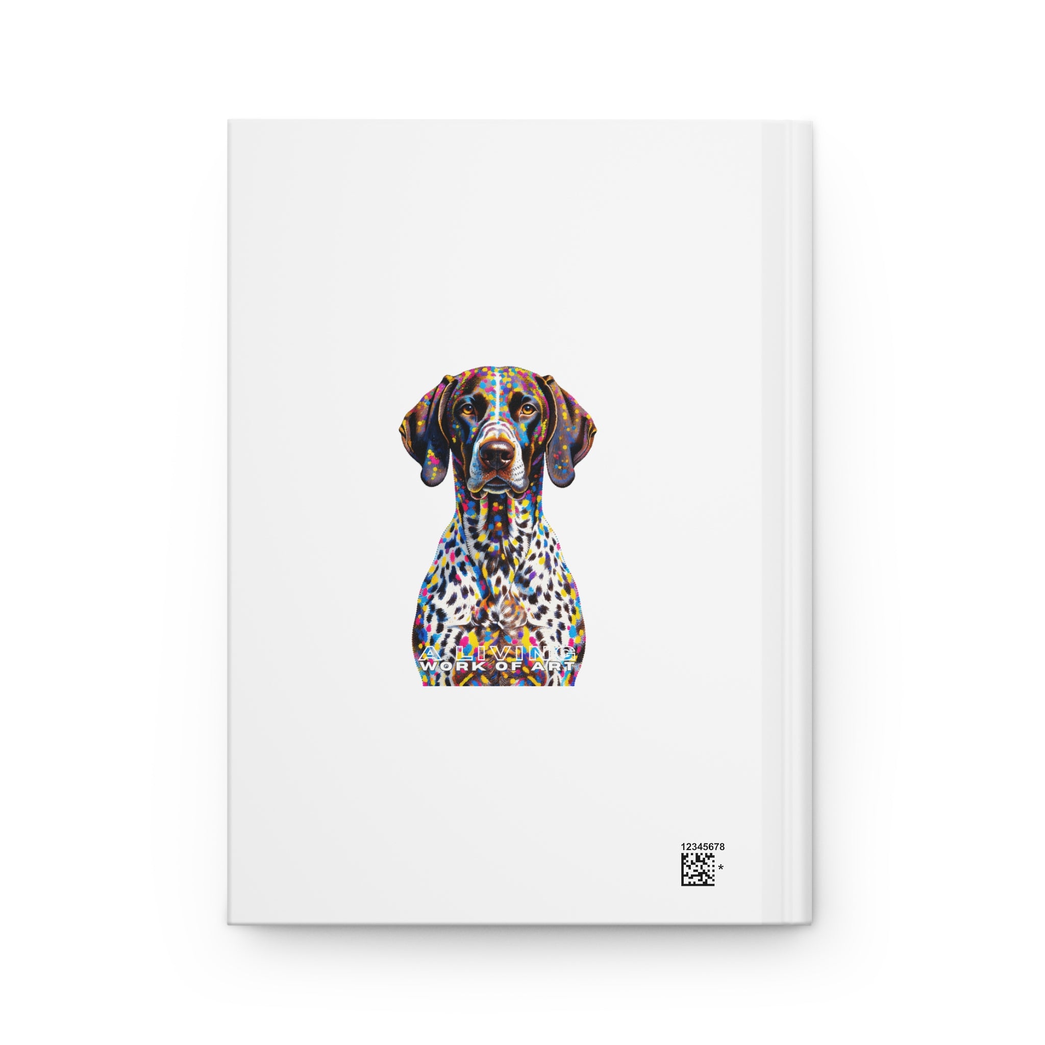 German Shorthaired Pointer Notebook | Living Work of Art Collection | Pointillism Style