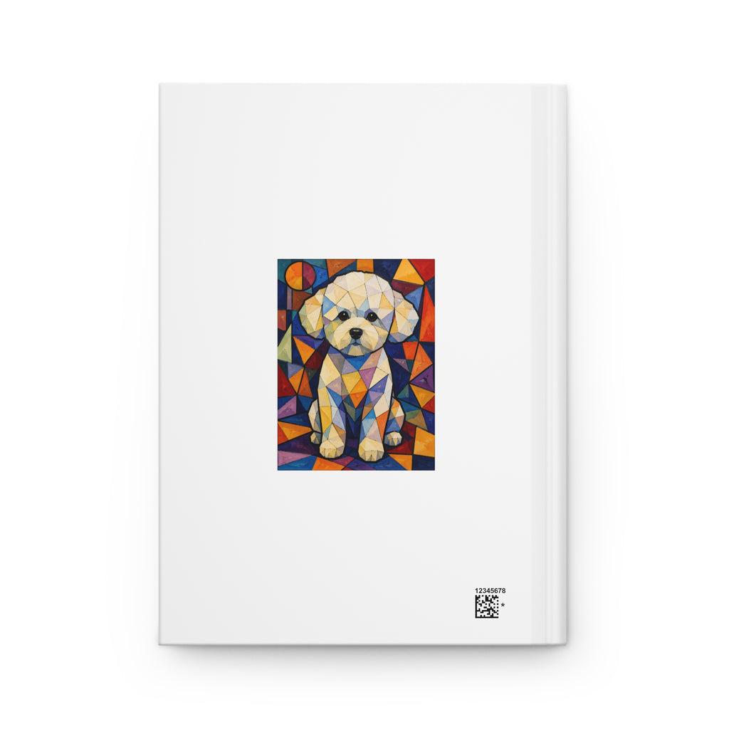 Bichon Frise Notebook | Living Work of Art Collection | Cubist Style