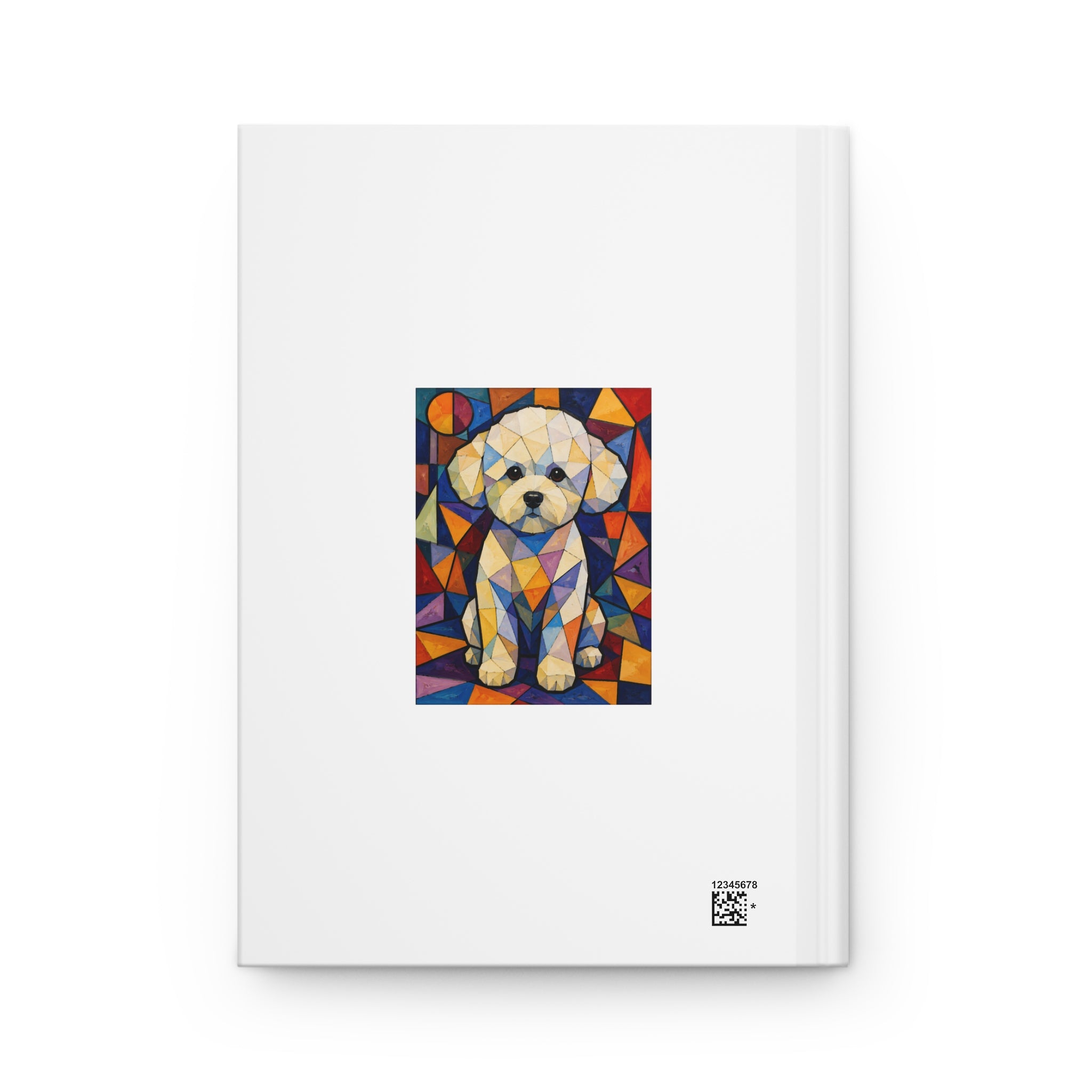 Bichon Frise Notebook | Living Work of Art Collection | Cubist Style