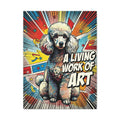 Poodle Canvas Wall Art | Living Work of Art Collection | Pop Art Print