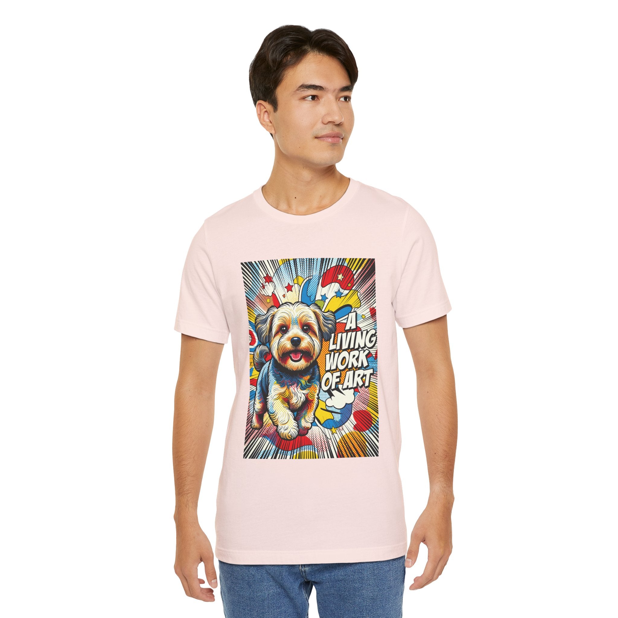 Yorkipoo T Shirt | Living Work of Art Collection | Pop Art