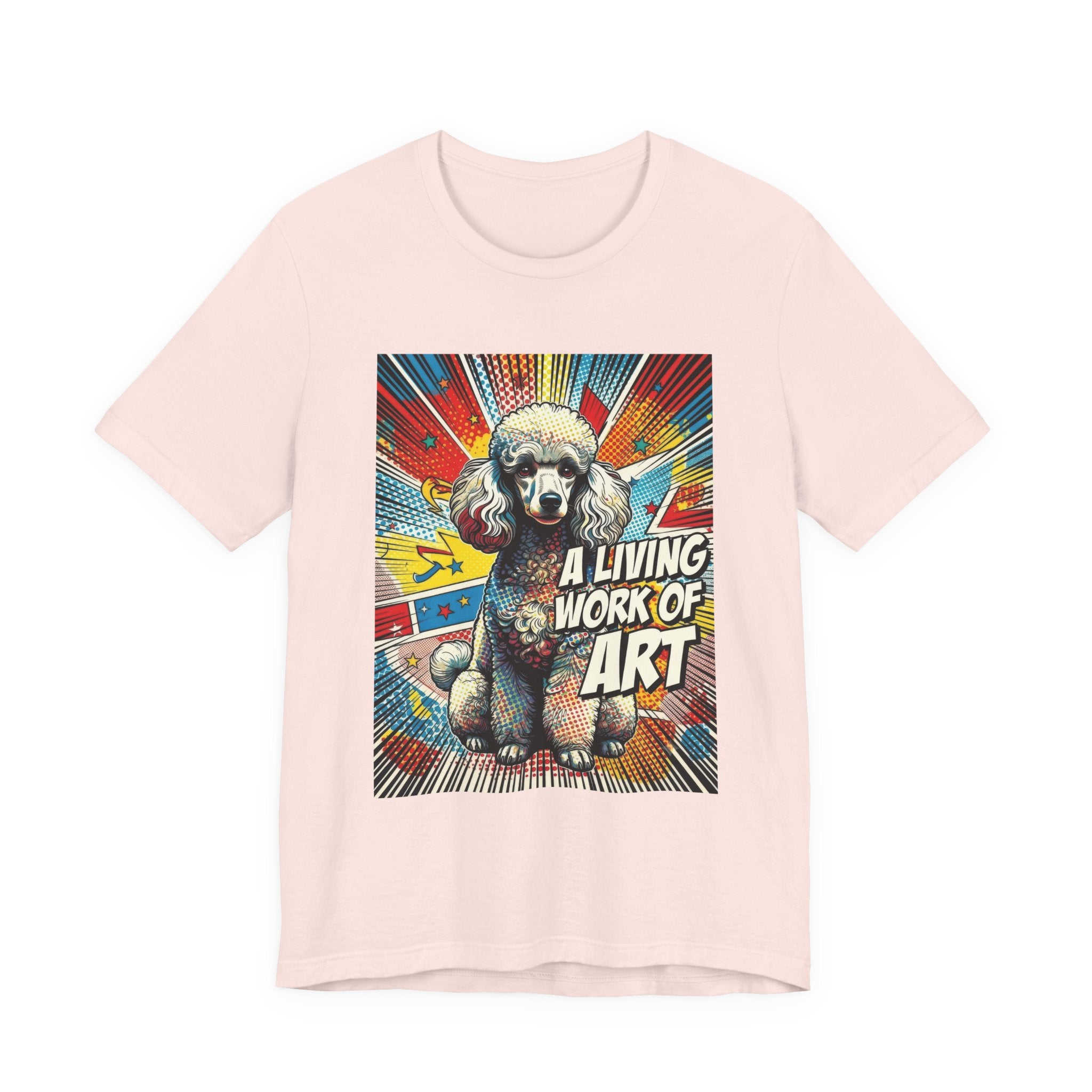 Poodle T Shirt | Living Work of Art Collection | Pop Art