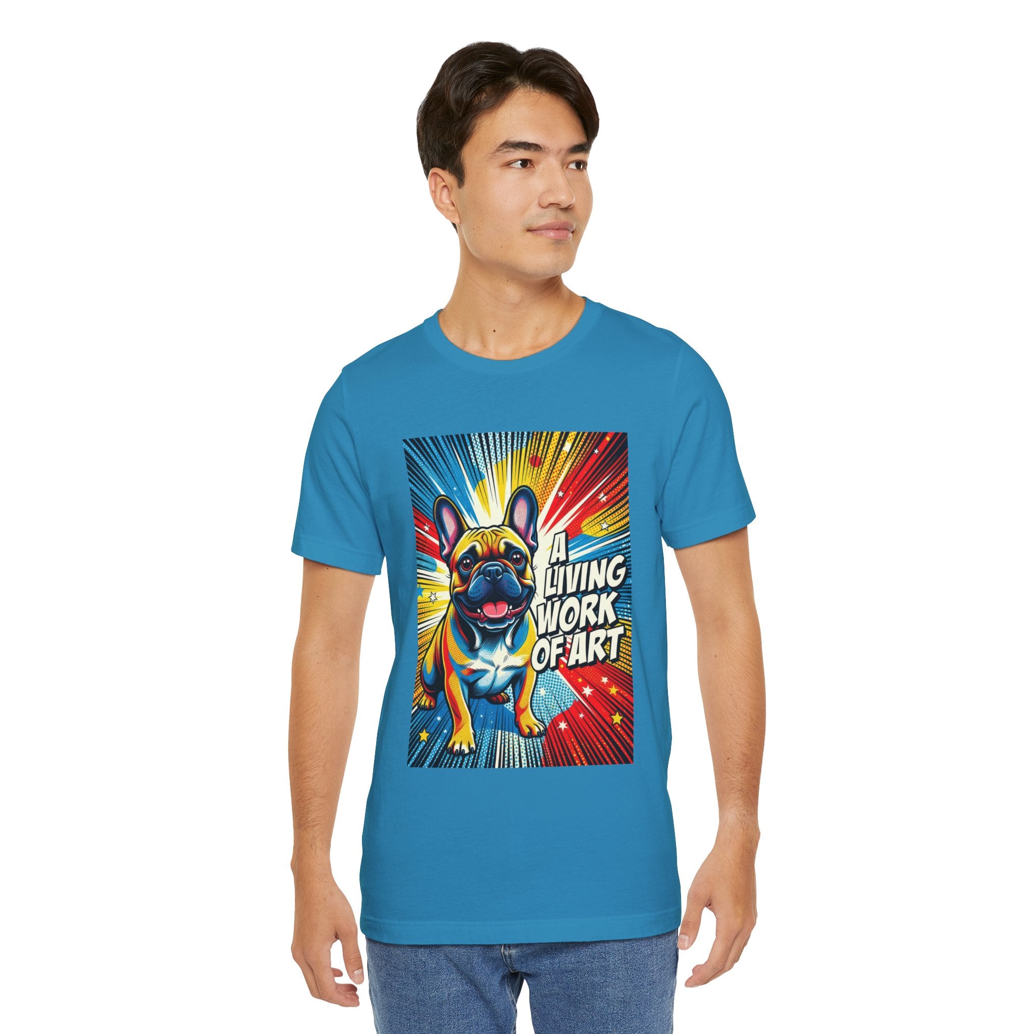 French Bulldog T Shirt | Living Work of Art Collection | Pop Art