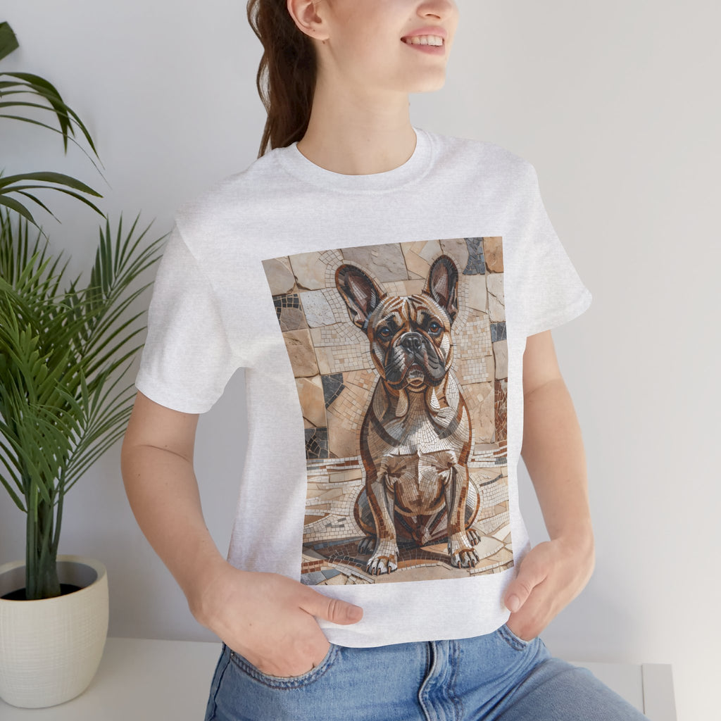 French Bulldog T Shirt | Living Work of Art Collection | Mosaic Style