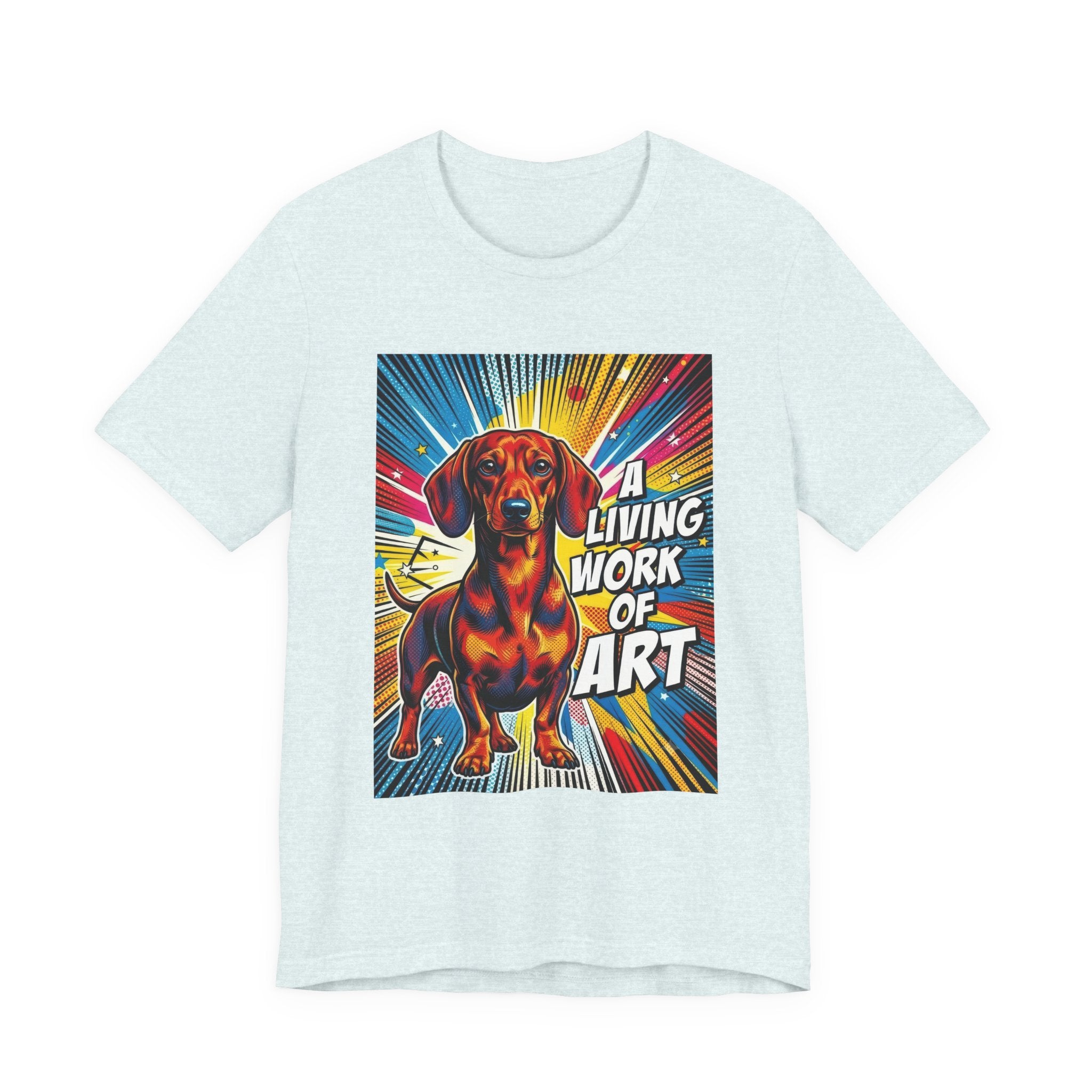Dachshund T Shirt | Living Work of Art Collection | Pop Art