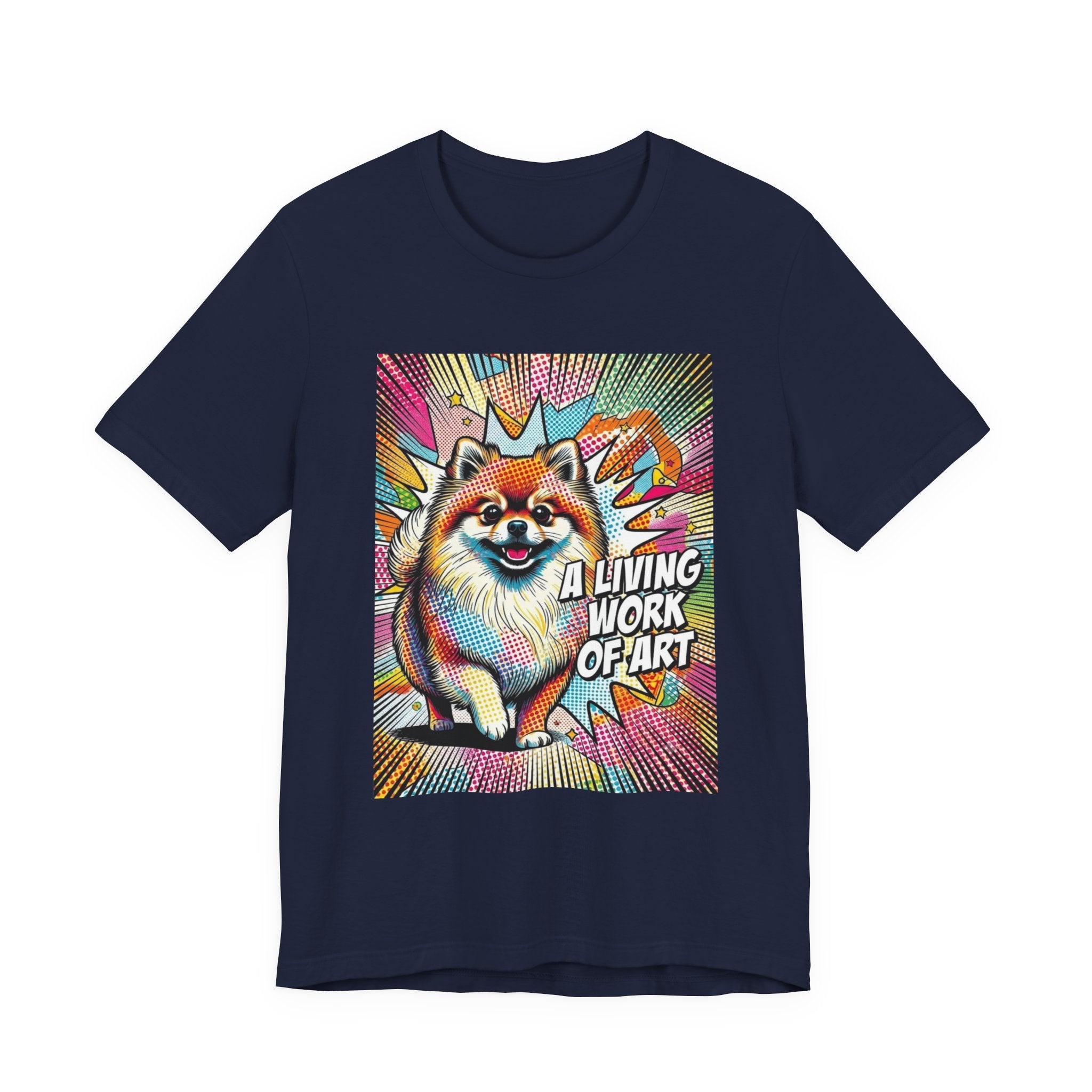 Pomeranien T Shirt | Living Work of Art Collection | Pop Art