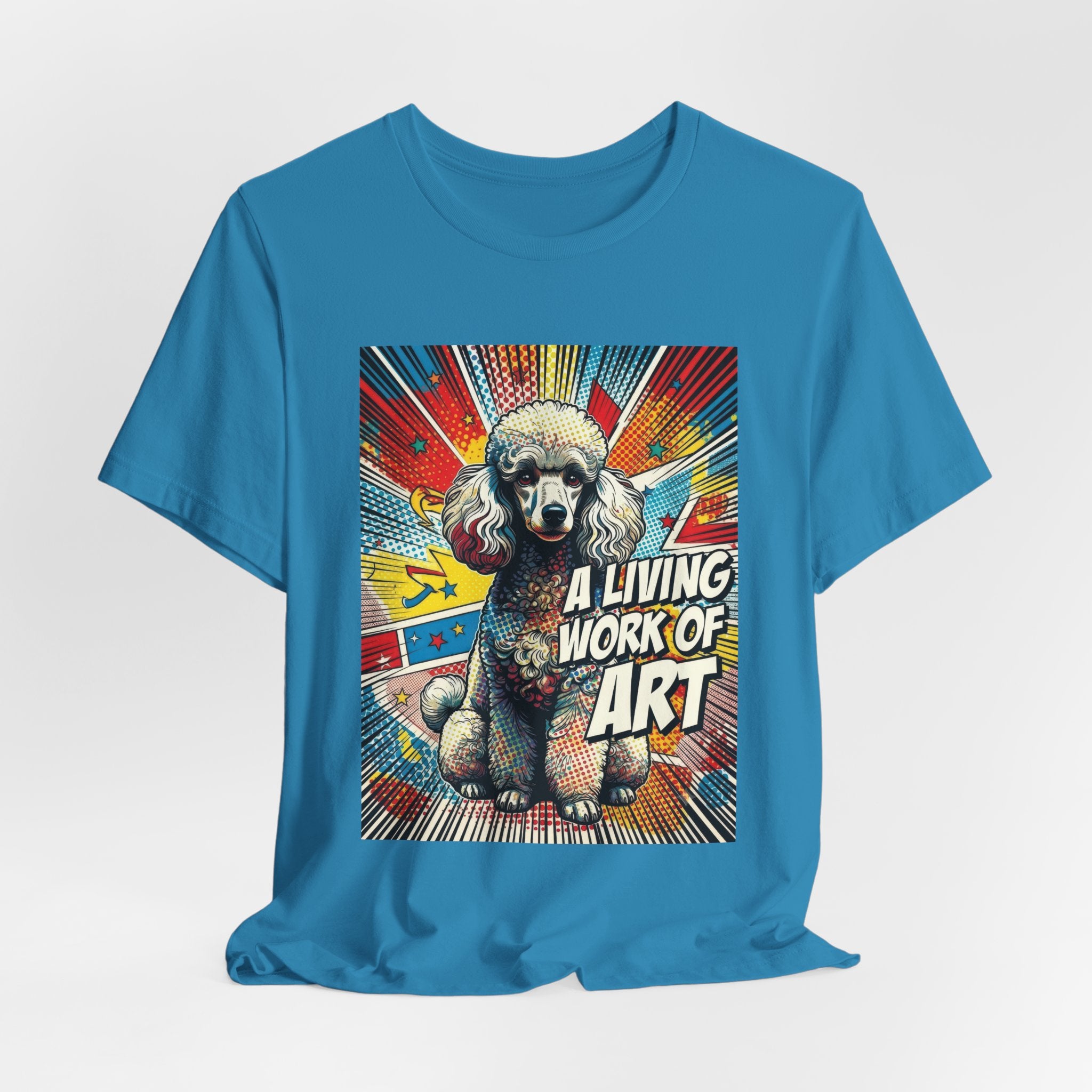 Poodle T Shirt | Living Work of Art Collection | Pop Art