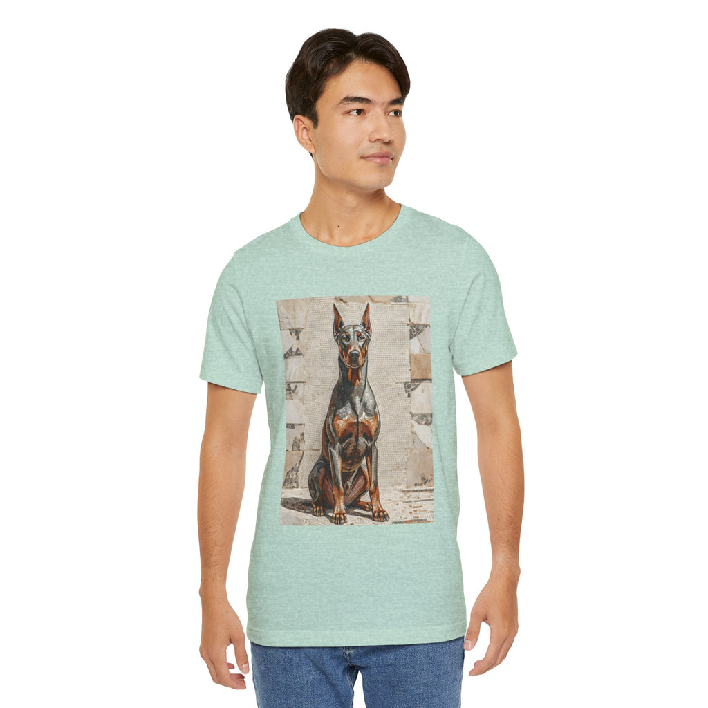 Doberman Pinscher T Shirt | Living Work of Art Collection | Mosaic Style